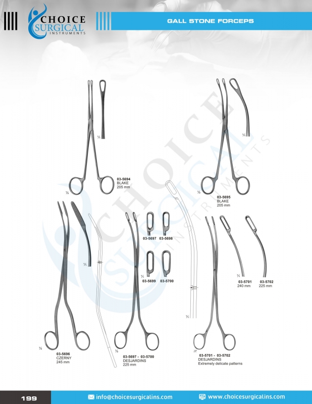 Gall Duct Forceps&Probes&Scissors&Kidney Forceps, Urinary Instruments, Trocars